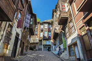 Traditional Ottoman timber houses in Fatih district, Istanbul, Turkey Traditional Ottoman timber houses in Fatih district, Istanbul, Turkey