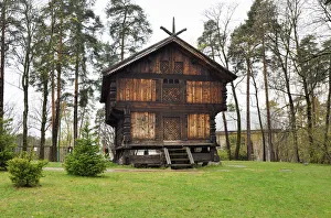 Traditional storehouse at the Norwegian Museum of Cultural History (Norsk Folkemuseum) Traditional storehouse at the Norwegian Museum of Cultural History (Norsk Folkemuseum)