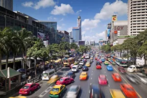 Traffic congestion in Central Bangkok, Thailand Traffic congestion in Central Bangkok, Thailand