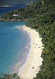 Prints of Trunk Bay, St. John, US Virgin Islands, Caribbean US Virgin Islands Prints: Trunk Bay Print, St John USVI