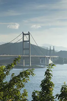 Tsing Ma Bridge, Tsing Yi, Hong Kong, China Tsing Ma Bridge, Tsing Yi, Hong Kong, China