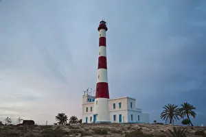 Tunisia, Jerba Island, Houmt Souq, Sidi Mahres Beach, Taguermes Lighthouse Tunisia, Jerba Island, Houmt Souq, Sidi Mahres Beach, Taguermes Lighthouse