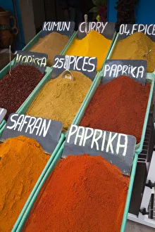 Tunisia, Jerba Island, Midoun, spice market Tunisia, Jerba Island, Midoun, spice market