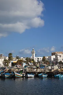Tunisia, Tunisian Central Coast, Mahdia, town port Tunisia, Tunisian Central Coast, Mahdia, town port