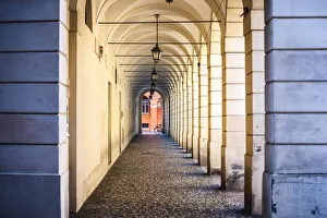 Typical arcades near Modena Dome. Modena, Emilia Romagna, Italy Typical arcades near Modena Dome. Modena, Emilia Romagna, Italy