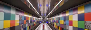 U-Bahn Metro Station, Munich, Bavaria, Germany U-Bahn Metro Station, Munich, Bavaria, Germany