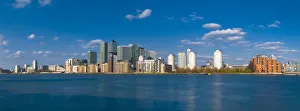 UK, England, London, Canary Wharf and River Thames UK, England, London, Canary Wharf and River Thames