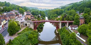 UK, England, Shropshire, Telford, Ironbridge Gorge, UNESCO World Heritage Site, Ironbridge UK, England, Shropshire, Telford, Ironbridge Gorge, UNESCO World Heritage Site, Ironbridge