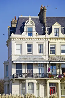 UK, England, Sussex, Brighton, Houses on seafront UK, England, Sussex, Brighton, Houses on seafront