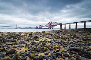 UK, Scotland, Edinburgh, Firth of Forth, Forth Railway Bridge UK, Scotland, Edinburgh, Firth of Forth, Forth Railway Bridge