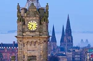UK, Scotland, Edinburgh, Tower of Balmoral Hotel UK, Scotland, Edinburgh, Tower of Balmoral Hotel