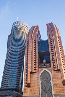 United Arab Emirates, Abu Dhabi, View of Etihad Towers United Arab Emirates, Abu Dhabi, View of Etihad Towers