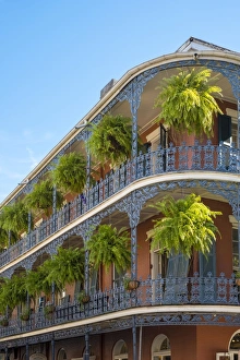 United States, Louisiana, New Orleans. French Quarter balconies on Royal Street United States, Louisiana, New Orleans. French Quarter balconies on Royal Street