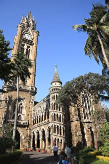 University library and clock tower (1869-1878), Mumbai, Maharashtra, India University library and clock tower (1869-1878), Mumbai, Maharashtra, India