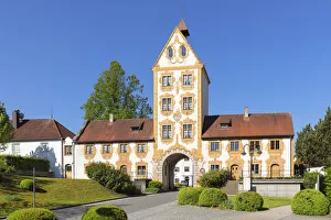 Upper gate at the monastery, Rot an der Rot, Upper Swabian Baroque Road, Upper Swabia Upper gate at the monastery, Rot an der Rot, Upper Swabian Baroque Road, Upper Swabia
