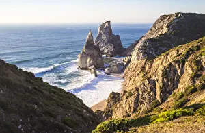 Ursa beach, Colares, Sintra, Lisbon region, Portugal Ursa beach, Colares, Sintra, Lisbon region, Portugal