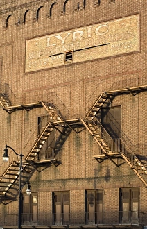 USA, Alabama, Birmingham, Lyric Theatre Sign, Vaudeville Theatre, Constructed In 1914 USA, Alabama, Birmingham, Lyric Theatre Sign, Vaudeville Theatre, Constructed In 1914