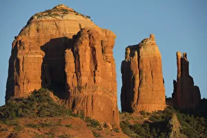 USA, Arizona, Southwest, Sedona, Oak Creek Canyon at sunset USA, Arizona, Southwest, Sedona, Oak Creek Canyon at sunset
