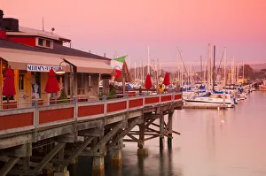 USA, California, Monterey, Old Fishermans Wharf USA, California, Monterey, Old Fishermans Wharf