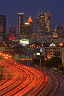 USA, Georgia, Fulton County, Atlanta at Night USA, Georgia, Fulton County, Atlanta at Night