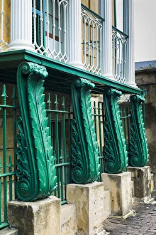 USA, Georgia, Savannah, building detail, Oglethorpe Square USA, Georgia, Savannah, building detail, Oglethorpe Square