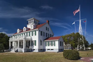 USA, Georgia, St. Simons Island, Maritime Museum at the Historic Coast Guard Station USA, Georgia, St. Simons Island, Maritime Museum at the Historic Coast Guard Station