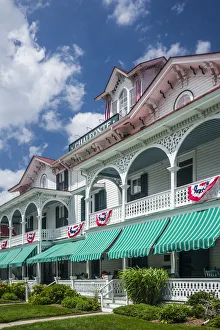 USA, New Jersey, Cape May, The Chalfonte Hotel, hotel in Victorian era building USA, New Jersey, Cape May, The Chalfonte Hotel, hotel in Victorian era building