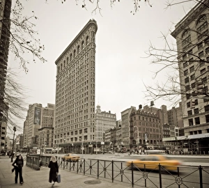 USA, New York City, Fifth Avenue and Broadway, Flatiron Building USA, New York City, Fifth Avenue and Broadway, Flatiron Building