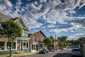 USA, New York, Hudson Valley, Millerton, Main Street USA, New York, Hudson Valley, Millerton, Main Street