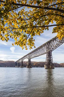 USA, New York, Hudson Valley, Poughkeepsee, Walkway Over The Hudson, pedestrian walkway USA, New York, Hudson Valley, Poughkeepsee, Walkway Over The Hudson, pedestrian walkway