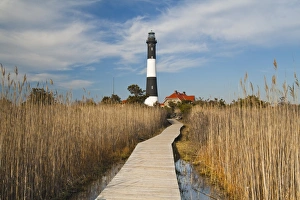 USA, New York, Long Island, Fire Island, Robert Moses State Park, Fire Island Lighthouse USA, New York, Long Island, Fire Island, Robert Moses State Park, Fire Island Lighthouse
