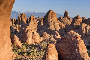 USA, Utah, Arches National Park, Skyline Arch USA, Utah, Arches National Park, Skyline Arch