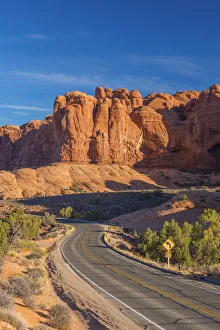 USA, Utah, Arches National Park, The Windows Road USA, Utah, Arches National Park, The Windows Road