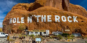 USA, Utah, Moab, US Highway 191, Hole n The Rock USA, Utah, Moab, US Highway 191, Hole n The Rock