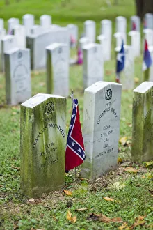 USA, Virginia, Richmond, Hollywood Cemetery, graves of Confederate soldiers USA, Virginia, Richmond, Hollywood Cemetery, graves of Confederate soldiers