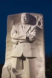 USA, Washington DC, Martin Luther King Memorial, dawn USA, Washington DC, Martin Luther King Memorial, dawn