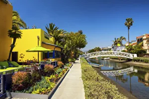 Venice Beach Canals, Los Angeles, California, USA Venice Beach Canals, Los Angeles, California, USA