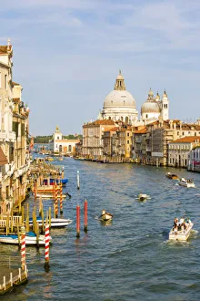 Venice, Veneto, Italy. Buildings and boats in the canals Venice, Veneto, Italy. Buildings and boats in the canals