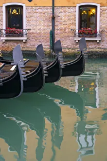 Venice, Veneto, Italy. Gondola details Venice, Veneto, Italy. Gondola details