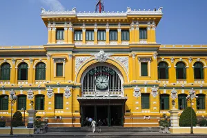 Vietnam, Ho Chi Minh City, Central Post Office, exterior Vietnam, Ho Chi Minh City, Central Post Office, exterior