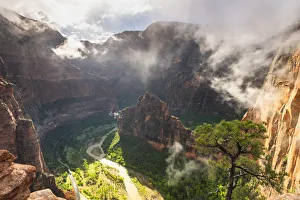 View from Angels landing Zion National Park, Utah, USA View from Angels landing Zion National Park, Utah, USA