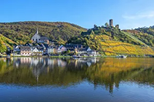 View on Beilstein with castle ruin Metternich, Mosel valley, Rhineland-Palatinate View on Beilstein with castle ruin Metternich, Mosel valley, Rhineland-Palatinate