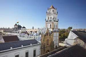 View of Cathedral, Sucre (UNESCO World Heritage Site), Bolivia View of Cathedral, Sucre (UNESCO World Heritage Site), Bolivia