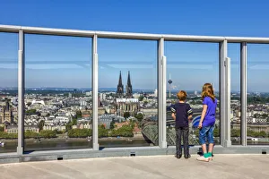 View towards Cologne Cathedral, Cologne, North Rhine Westphalia, Germany View towards Cologne Cathedral, Cologne, North Rhine Westphalia, Germany
