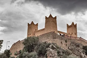 View from the garden of Ain Asserdoun to the Kasbah Ras el-Ain, Beni Mellal, Kasbah View from the garden of Ain Asserdoun to the Kasbah Ras el-Ain, Beni Mellal, Kasbah