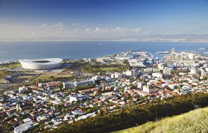 View of Green Point Stadium and Victoria and Alfred Waterfront, Cape Town, Western Cape View of Green Point Stadium and Victoria and Alfred Waterfront, Cape Town, Western Cape