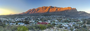 View of Montagu at sunrise, Western Cape, South Africa View of Montagu at sunrise, Western Cape, South Africa