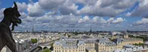 View from the Notre Dame Cathedral, Paris, France View from the Notre Dame Cathedral, Paris, France