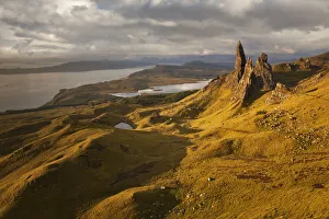 View from the Old Man of Storr to Inverarish Island, Trotternish Peninsula, Isle of Skye View from the Old Man of Storr to Inverarish Island, Trotternish Peninsula, Isle of Skye