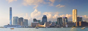 View of Tsim Sha Tsui and International Commerce Centre (ICC), Hong Kong, China View of Tsim Sha Tsui and International Commerce Centre (ICC), Hong Kong, China